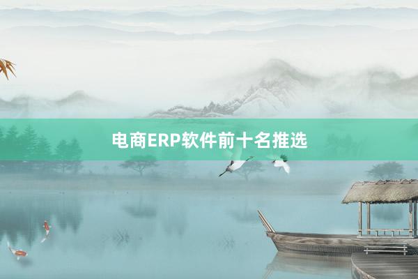 电商ERP软件前十名推选